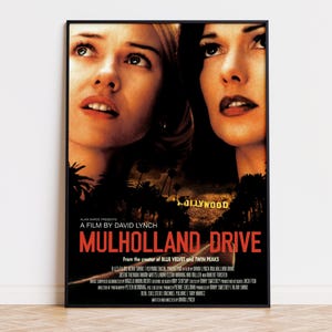 Mulholland Drive - Poster del film / Download digitale / Alta qualità pronta per la stampa