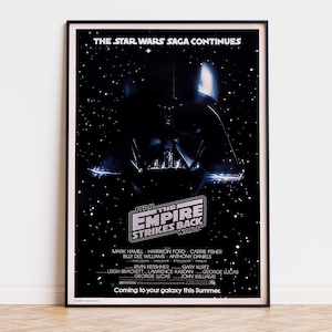 Star Wars - Episode V - The Empire Strikes Back - Movie Poster | Digital Download | High Quality Ready To Print