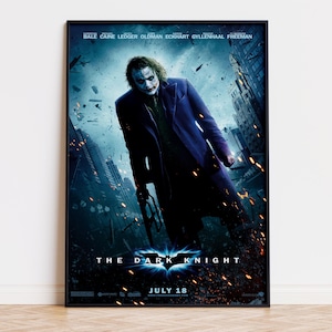 The Dark Knight - Filmposter | Digitaler Download | Hohe Qualität, fertig zum Drucken