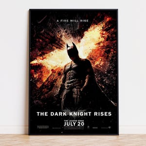 The Dark Knight Rises - Póster de la película / Descarga digital / Alta calidad listo para imprimir