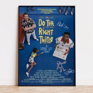 Haz lo correcto - Póster de película / Descarga digital / Alta calidad listo para imprimir