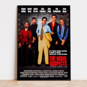 Los sospechosos habituales - Póster de la película / Descarga digital / Alta calidad listo para imprimir