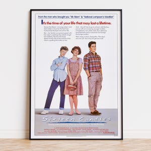 Sixteen Candles - Movie Poster | Digital Download | High Quality Ready To Print