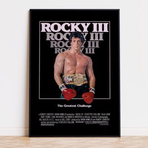Rocky iii poster - Etsy 日本