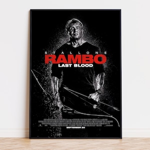 Rambo - Last Blood - Poster del film / Download digitale / Alta qualità pronto per la stampa