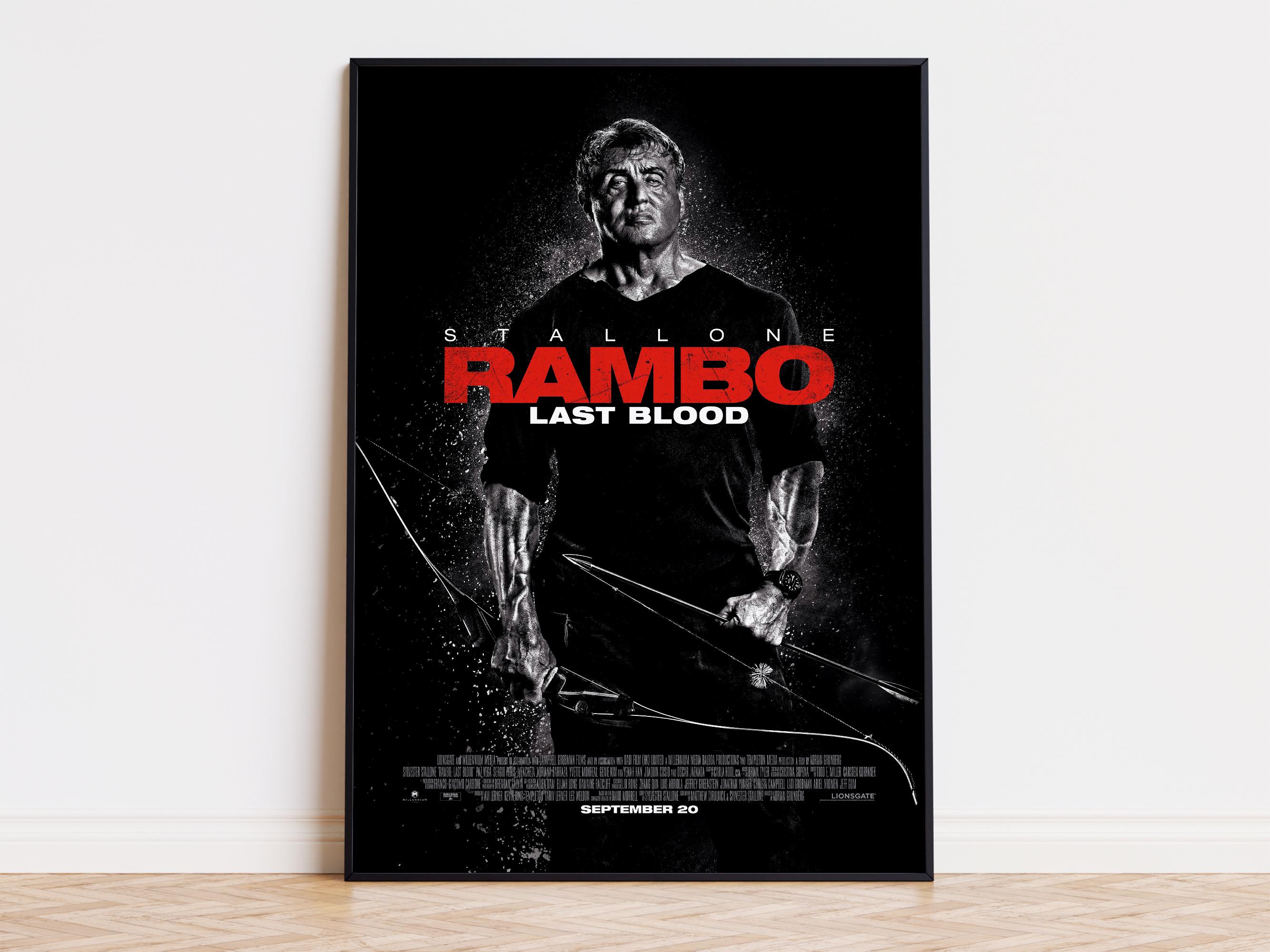 Rambo Last Blood Movie Poster Digital Download High