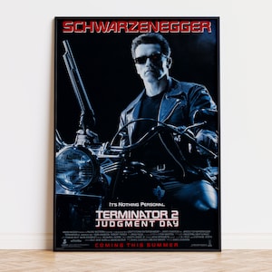 Terminator 2 - El juicio final - Póster de película / Descarga digital / Alta calidad listo para imprimir