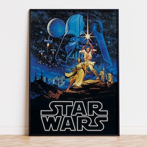 Star Wars - Episode IV - A New Hope - Movie Poster | Digital Download | High Quality Ready To Print
