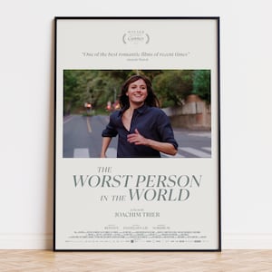 The Worst Person in the World - Movie Poster | Digital Download | High Quality Ready To Print