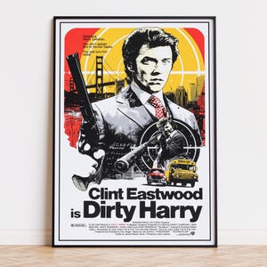 Dirty Harry - Movie Poster | Digital Download | High Quality Ready To Print