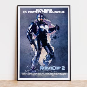 RoboCop 2 - Movie Poster | Digital Download | High Quality Ready To Print