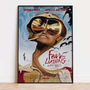 Miedo y asco en Las Vegas - Póster de película / Descarga digital / Alta calidad listo para imprimir