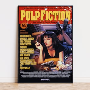 Pulp Fiction - Póster de película / Descarga digital / Alta calidad listo para imprimir