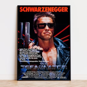 Terminator - Póster de la película / Descarga digital / Alta calidad listo para imprimir