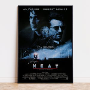 Póster de la película Heat / Descarga digital / Alta calidad, listo para imprimir