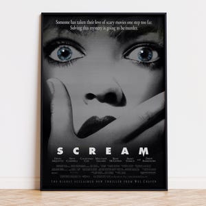 Scream - Póster de la película / Descarga digital / Alta calidad listo para imprimir