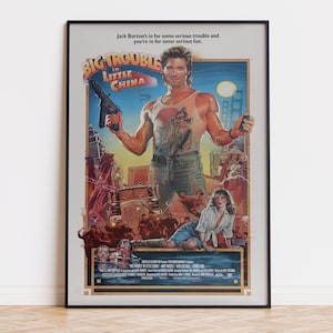 Big Trouble in Little China - Movie Poster | Digital Download | High Quality Ready To Print