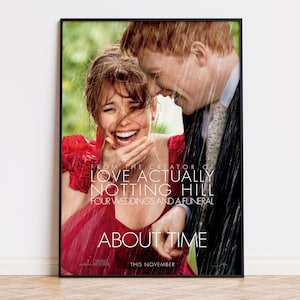 About Time - Movie Poster | Digital Download | High Quality Ready To Print