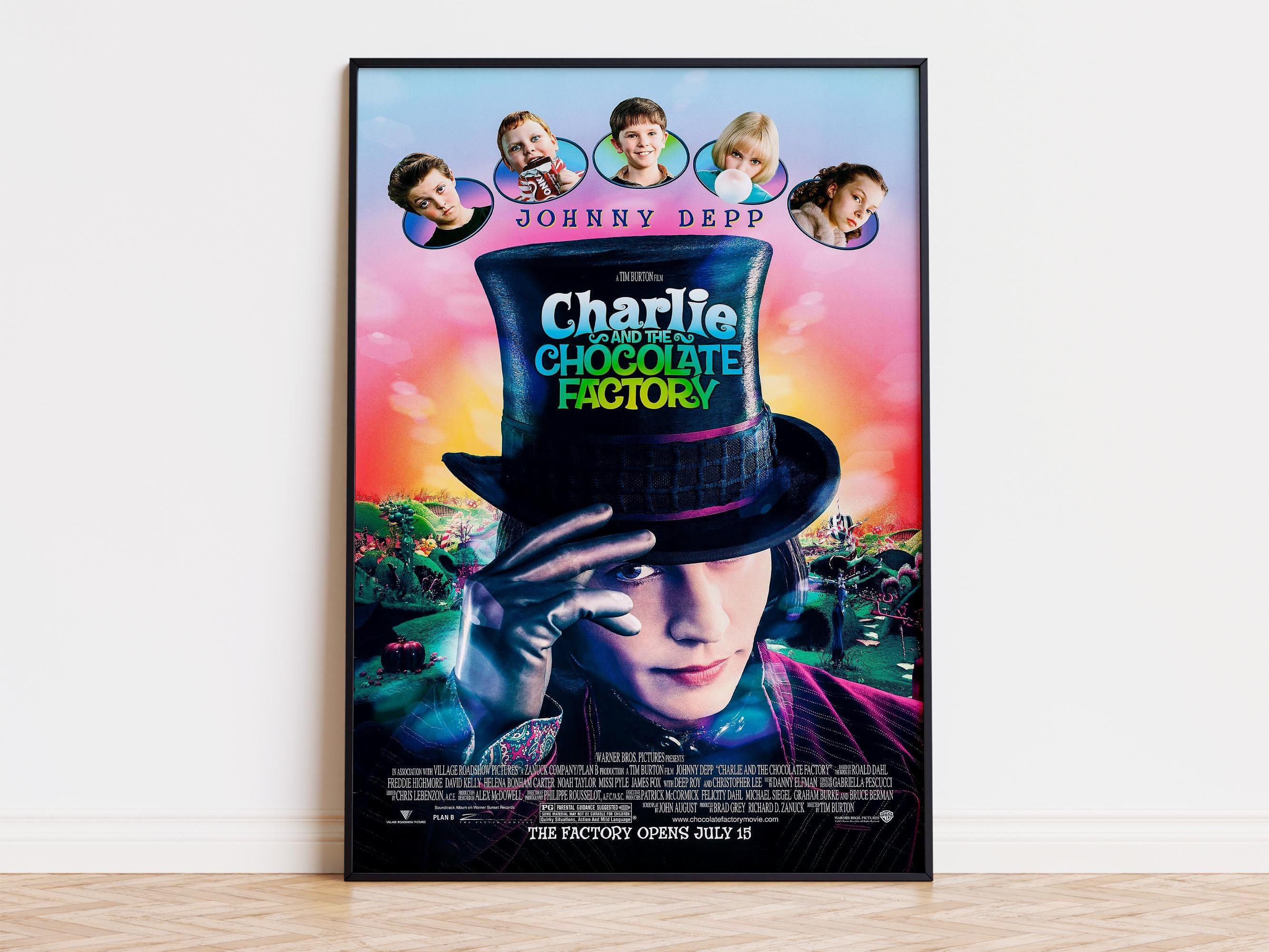 Charlie and the Chocolate Factory Movie Poster Digital