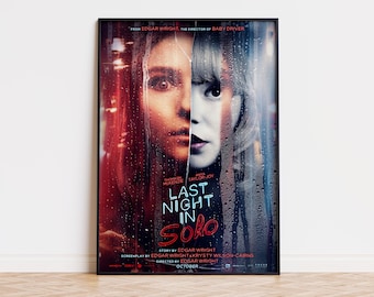 ラストナイト・イン・ソーホー　両面印刷ポスター エドガー・ライト監督最新作『ラストナイト・イン・ソーホー