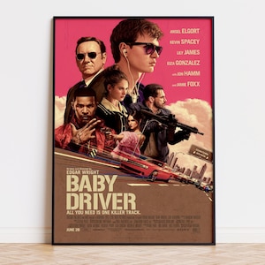 Baby Driver - Poster del film / Download digitale / Alta qualità pronta per la stampa