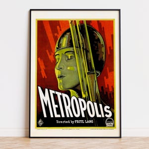 Metropolis - Affiche de film | Téléchargement numérique | Prêt à imprimer de haute qualité