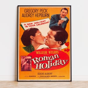 Roman Holiday - Movie Poster | Digital Download | High Quality Ready To Print