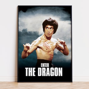 Enter the Dragon - Movie Poster | Digital Download | High Quality Ready To Print