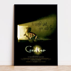 Coraline - Poster del film / Download digitale / Alta qualità pronta per la stampa