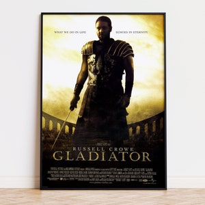 Gladiator - Póster de la película / Descarga digital / Alta calidad listo para imprimir