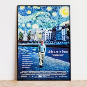 Midnight in Paris - Poster del film / Download digitale / Alta qualità pronto per la stampa