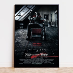 Sweeney Todd - The Demon Barber of Fleet Street - Movie Poster | Digital Download | High Quality Ready To Print