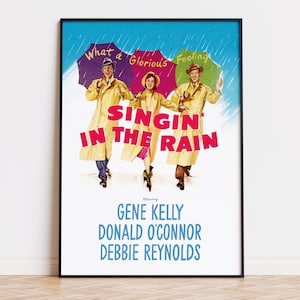 Cantando sotto la pioggia - Poster del film / Download digitale / Alta qualità pronto per la stampa