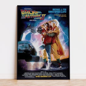 Zurück in die Zukunft Teil II - Film Poster | Digitaler Download | Hohe Qualität, fertig zum Drucken