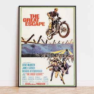 The Great Escape - Movie Poster | Digital Download | High Quality Ready To Print