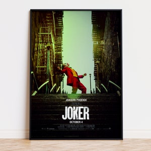 Joker - Póster de la película / Descarga digital / Alta calidad listo para imprimir