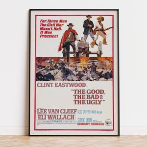 The Good, the Bad and the Ugly - Movie Poster | Digital Download | High Quality Ready To Print