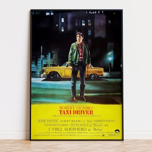 Chauffeur de taxi - Affiche de film | Téléchargement numérique | Prêt à imprimer de haute qualité