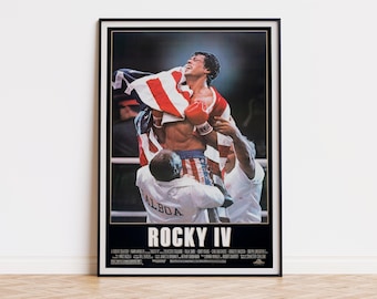 Rocky IV - Movie Poster | Digital Download | High Quality Ready To Print