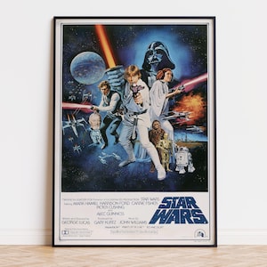 Star Wars - Episode IV - A New Hope - Movie Poster | Digital Download | High Quality Ready To Print
