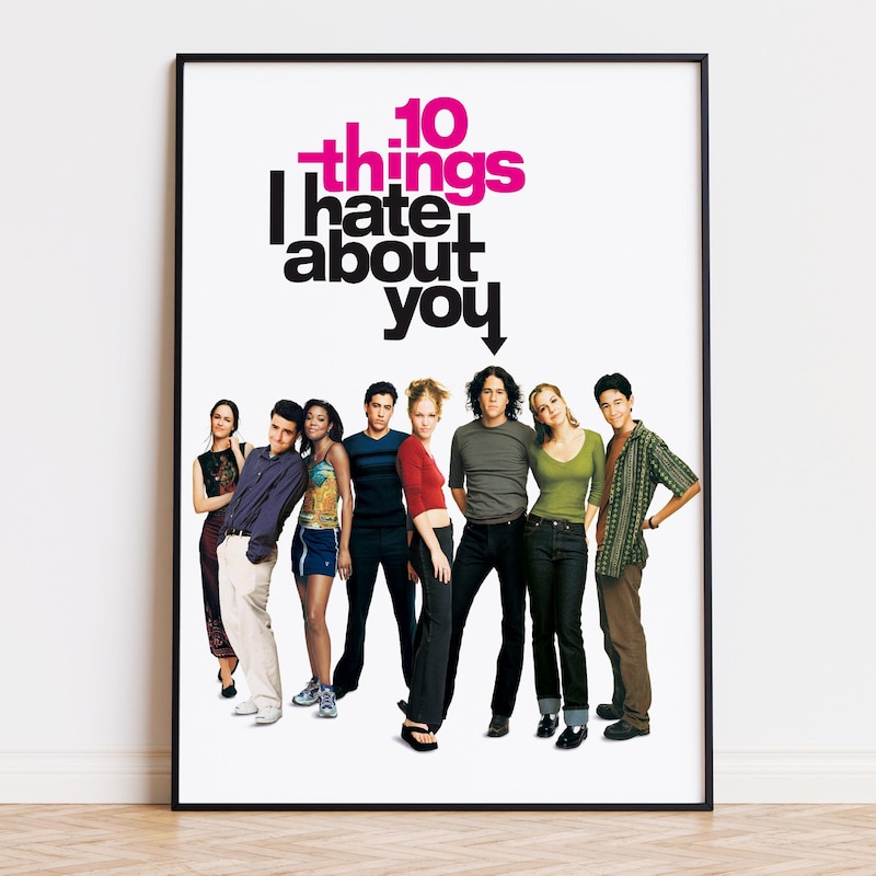 Ten Things I Hate About You Poster - Etsy