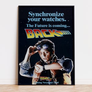 Zurück in die Zukunft Teil II - Film Poster | Digitaler Download | Hohe Qualität, fertig zum Drucken