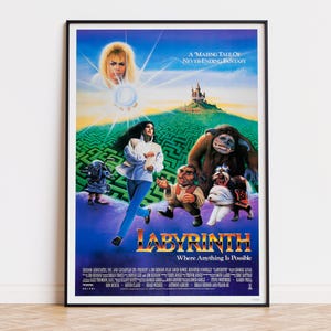 Labyrinth - Movie Poster | Digital Download | High Quality Ready To Print