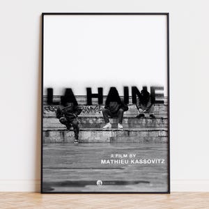 La haine - Movie Poster | Digital Download | High Quality Ready To Print