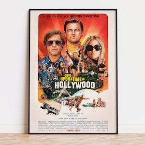 C'era una volta a Hollywood - Poster del film / Download digitale / Alta qualità pronto per la stampa