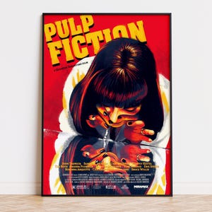 Pulp Fiction - Poster del film / Download digitale / Alta qualità pronto per la stampa