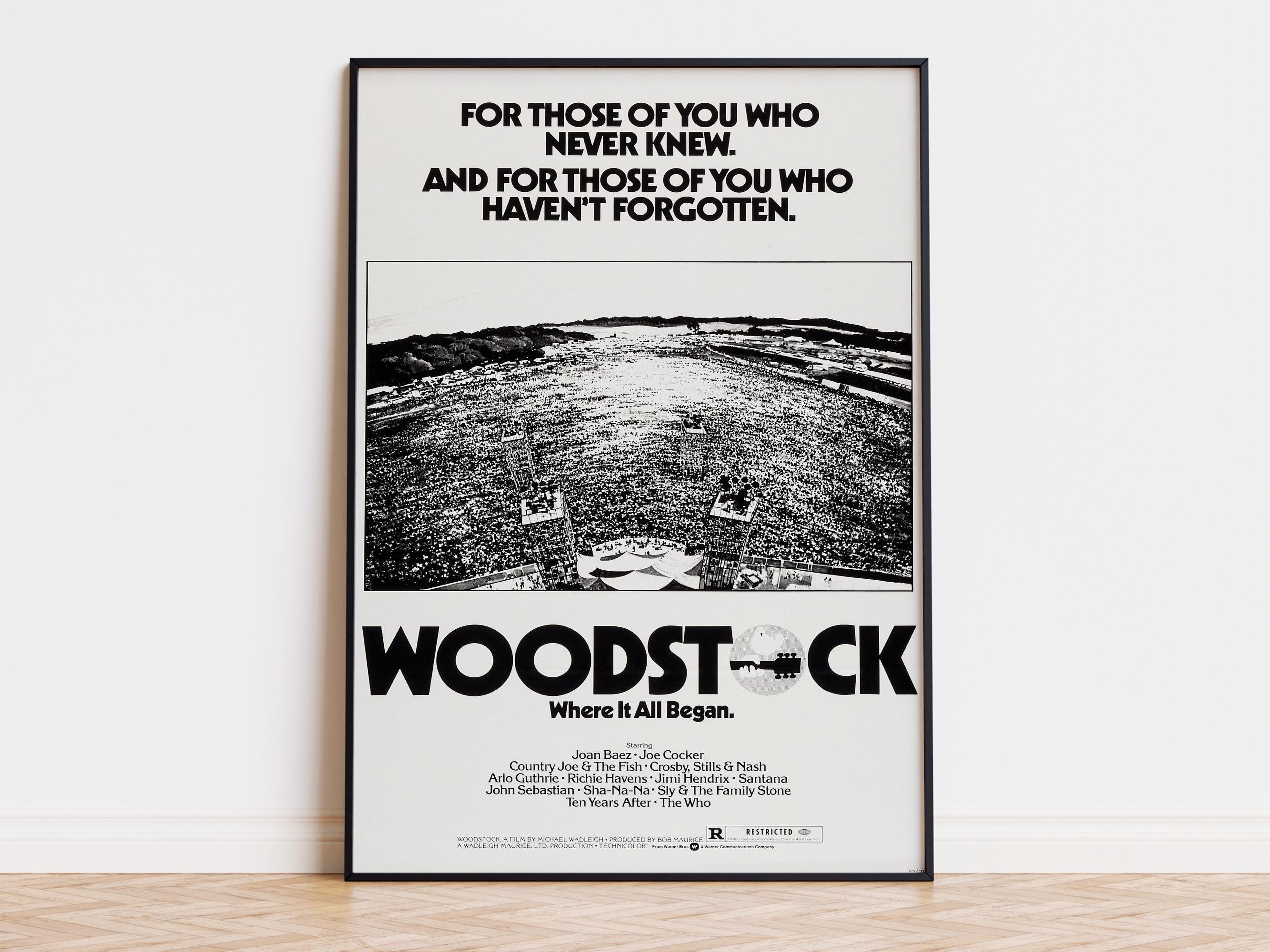 ウッドストック3日の平和と音楽コンサートポスター24 x 36 ウッドストック 3