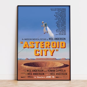 Asteroid City - Movie Poster | Digital Download | High Quality Ready To Print