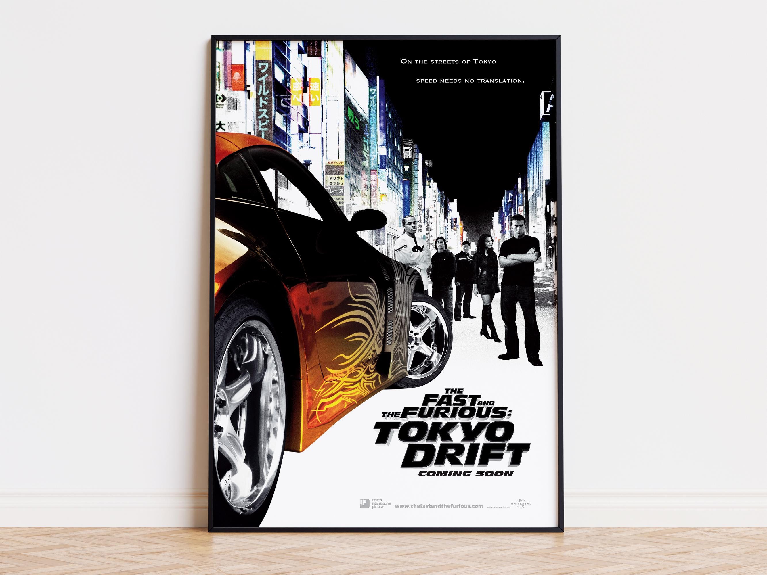 The Fast and the Furious - Tokyo Drift - Movie Poster | Digital Download | High Quality Ready To Print