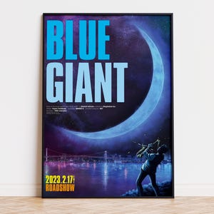 Gigante Azul - Póster de la película / Descarga digital / Alta calidad, listo para imprimir